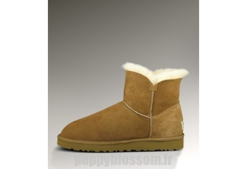 Durable Bouton Ugg-103 Mini Bailey Chataigne Bottes